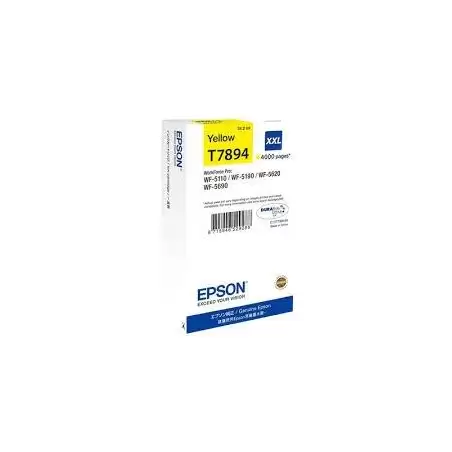 (C13T789440) EPSON CARTUCHO AMARILLO XXL 4000 PAGINAS WORKFORCE PRO WF-5XXX SERIES