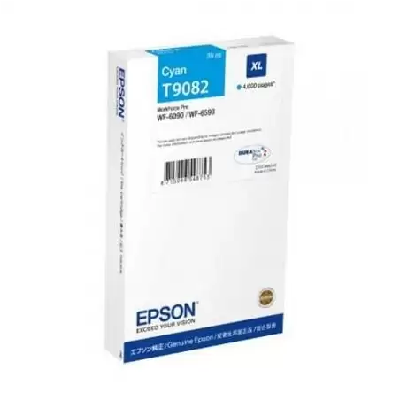 (C13T908240) EPSON WORKFORCE PRO WF-6090DW / WORKFORCE PRO WF-6590DWF CARTUCHO DE TINTA CIAN XL (C13T90824N)