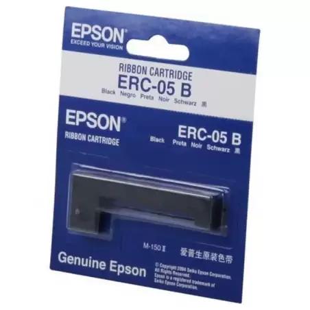 (C43S015352) EPSON CINTA REGISTRADORA NYLON NEGRO M150/150II - ERC-05B
