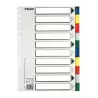(11610) ESSELTE SEPARADORES 10 POSICIONES FOLIO PP COLORES CON CARÁTULA ÍNDICE CARTÓN BLANCO / NEGRO
