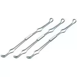 (1401) ESSELTE COMPRESORES METÁLICOS PARA CARPETAS DE ANILLAS -BOLSA 10U-