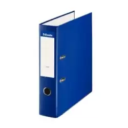 (42303) ESSELTE ARCHIVADOR PALANCA FOLIO LOMO ANCHO PP INTERIOR FORRADO EN PAPEL RADO CANTONERAS AZUL
