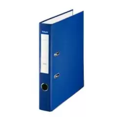 (42307) ESSELTE ARCHIVADOR PALANCA FOLIO LOMO 50MM PP INTERIOR FORRADO EN PAPEL RADO CANTONERAS AZUL