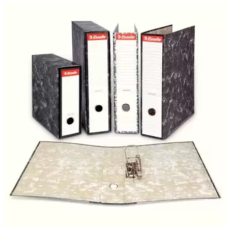 (46960) ESSELTE ARCHIVADOR PALANCA A4 LOMO ANCHO CARTÓN JASPEADO