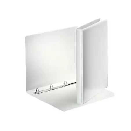 (49700) ESSELTE CARPETA CANGURO BÁSICA PERSONALIZABLE 4 ANILLAS REDONDAS 16MM A4 PP BLANCO