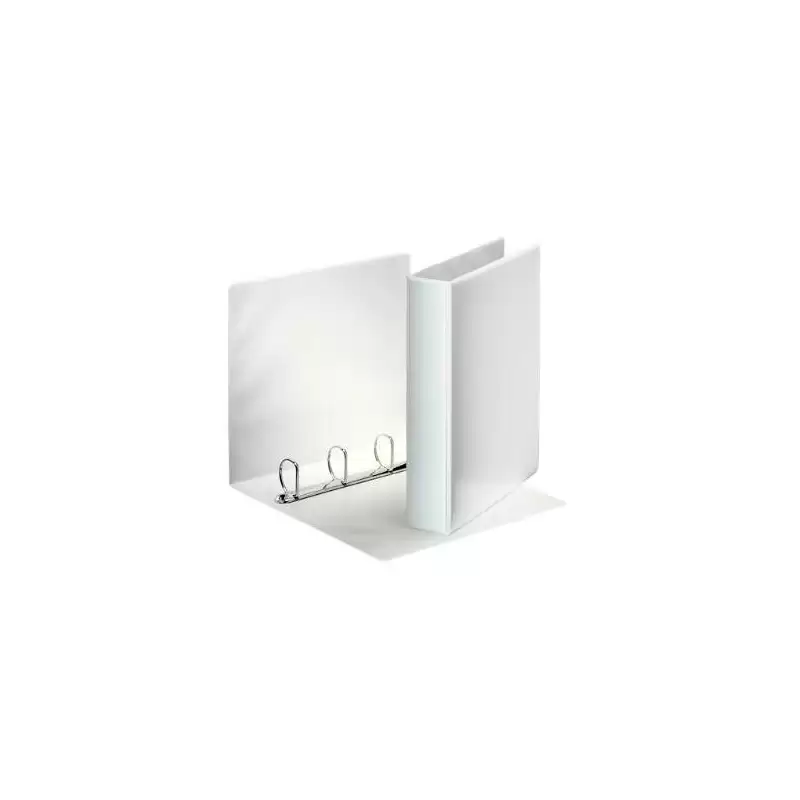 (49704) ESSELTE CARPETA CANGURO BÁSICA PERSONALIZABLE 4 ANILLAS MIXTAS 40MM A4 PP BLANCO