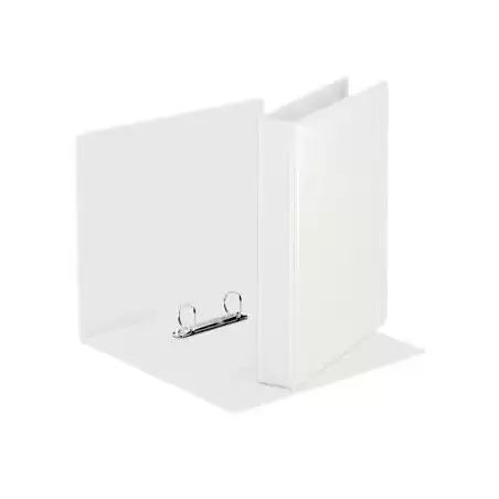 (49737) ESSELTE CARPETA CANGURO BÁSICA PERSONALIZABLE 2 ANILLAS MIXTAS 25MM A4 PP BLANCO