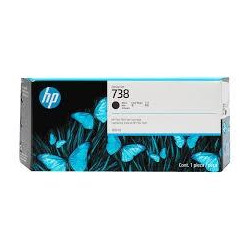 (498N8A) HP TINTA NEGRO DESIGNJET 738 *ALTA CAPACIDAD*