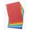 (1406E) EXACOMPTA SEPARADORES NATURE FUTURE CARTULINA LUSTRADA 225GR 6 POSICIONES A4 COLORES