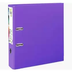 (53357E) EXACOMPTA ARCHIVADOR PALANCA PREM'TOUCH PP A4 MAXI LOMO DE 80MM RADO VIOLETA