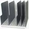 (390740D) EXACOMPTA MODULOTOP CLASIFICADOR VERTICAL CON 5 SEPARADORES A4+ GRIS CLARO/GRIS RATÓN