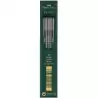 (127113) FABER CASTELL MINAS TK 9071 DIBUJO 2MM 3H ESTUCHE 10UD NEGRO INTENSO