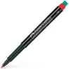 (151321) FABER CASTELL ROTULADOR PERMANENTE MULTIFUNCIONAL MULTIMARK F CON GOMA INTEGRADA ROJO