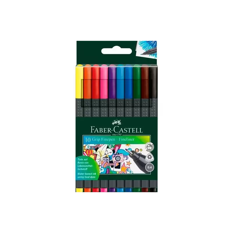 (151610) FABER CASTELL ROTULADORES GRIP FINEPEN 0