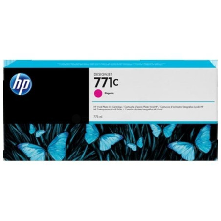 (B6Y09A) HP CARTUCHO MAGENTA Z6200 MG 771C 775ML PK1