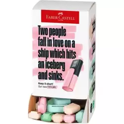 (154201) FABER CASTELL MARCADOR TEXTLINER SURTIDO PASTEL EXPOSITOR CARTÓN 60 UD