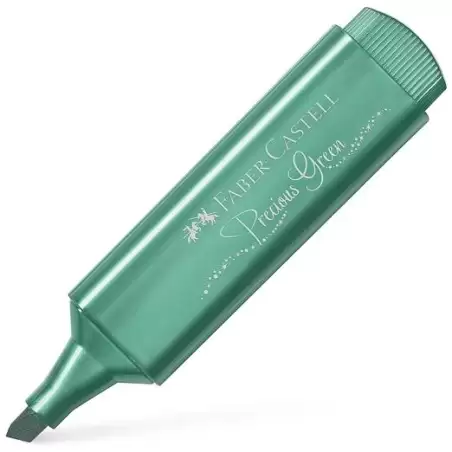 (154639) FABER CASTELL MARCADOR TEXTLINER 46 METÁLICO VERDE