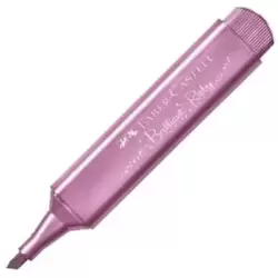 (154691) FABER CASTELL MARCADOR TEXTLINER 46 METÁLICO RUBÍ