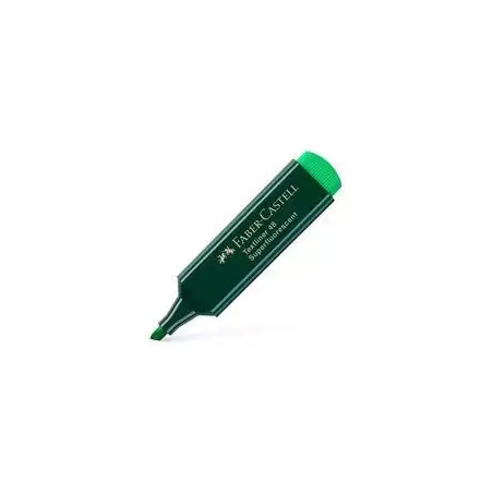 (154863) FABER CASTELL MARCADOR FLUORESCENTE TEXTLINER 48 VERDE