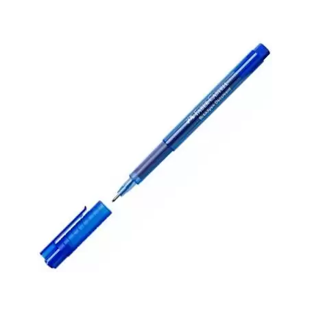 (155451) FABER CASTELL ROTULADOR BROADPEN DOCUMENT 0.8MM AZUL