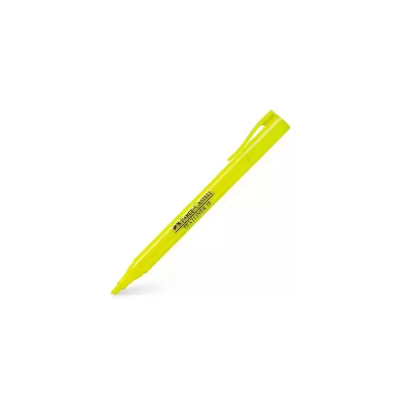 (157707) FABER CASTELL MARCADOR FLUORESCENTE TEXTLINER 38 AMARILLO