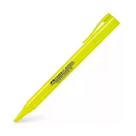 (157707) FABER CASTELL MARCADOR FLUORESCENTE TEXTLINER 38 AMARILLO