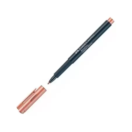 (160752) FABER CASTELL ROTULADOR PUNTA DE FIBRA METALLICS MARKER COPPER CABANA