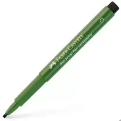 (167574) FABER CASTELL ROTULADOR PERMANENTE PITT ARTIST PEN CALLIGRAPHY 2.5MM VERDE ÓXIDO CROMO