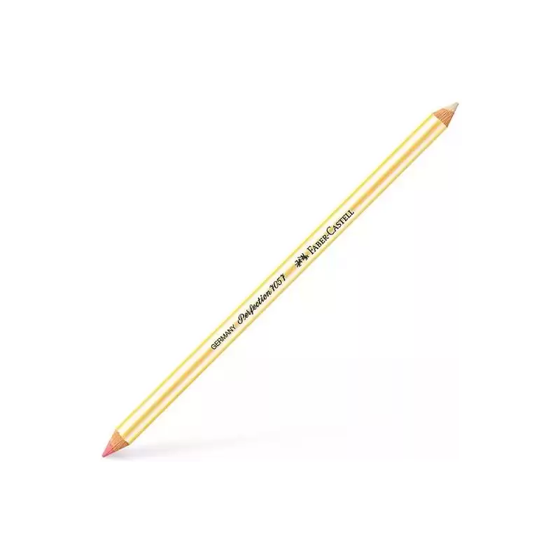 (185712) FABER CASTELL LÁPIZ GOMA MIXTO PERFECTION 7057 DOBLE PUNTA PARA TINTA Y GRAFITO