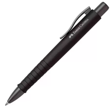 (241190) FABER CASTELL BOLÍGRAFO POLY BALL URBAN TINTA AZUL XB RECARGABLE NEGRO