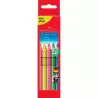 (110994) FABER CASTELL LÁPICES DE COLORES JUMBO GRIP C/SURTIDOS NEÓN ESTUCHE 5 UD
