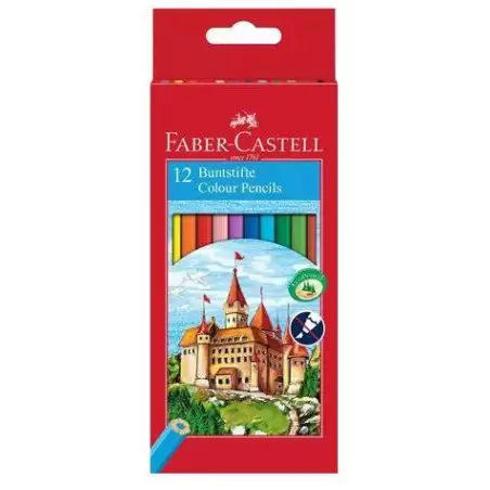 (120112) FABER CASTELL LÁPICES DE COLORES CLASSIC C/SURTIDOS ESTUCHE 12 UD