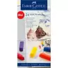 (128224) FABER CASTELL TIZAS PASTELES BLANDAS MINI ESTUCHE 24U C/SURTIDOS