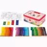 (155534) FABER CASTELL 33 ROTULADORES CONNECTOR BAILARINA + ACCESORIOS C/SURTIDOS CAJA REGALO METÁLICA 45 PIEZAS