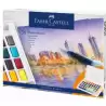(169736) FABER CASTELL ACUARELAS EN PASTILLAS CREATIVE STUDIO COLORES SURTIDOS ESTUCHE 36 UD
