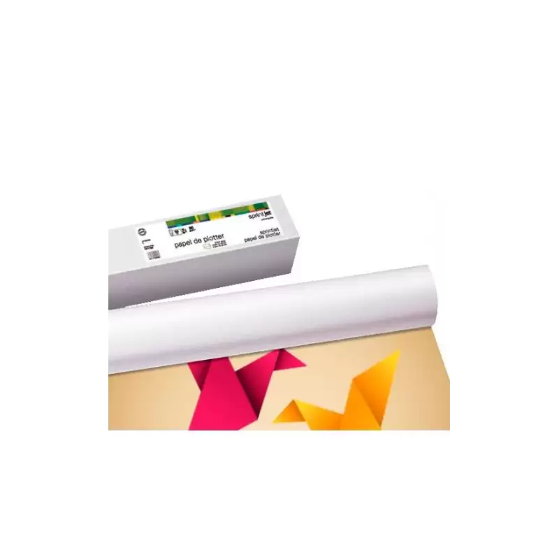 (16102) FABRISA ROLLO DE PAPEL PARA PLOTTER MATE 1067X45X50 100GR BLANCO MATE
