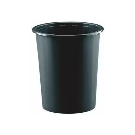 (305-02) FAIBO PAPELERA DE PLÁSTICO EN POLIPROPILENO 310X280 MM CERRADA 14 L SERIE 305 NEGRA
