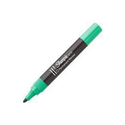 (S0192645) SHARPIE MARCADOR PERMANENTE VERDE M15 PUNTA REDONDA CAJA 12 UD