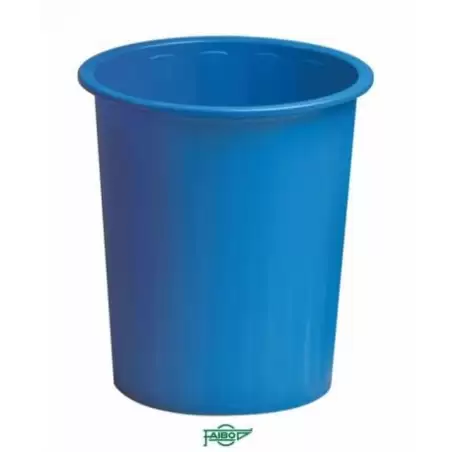 (305-07) FAIBO PAPELERA DE PLÁSTICO EN POLIPROPILENO 310X280 MM CERRADA 14 L SERIE 305 AZUL