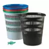 (307-00) FAIBO PAPELERA DE PLÁSTICO EN POLIPROPILENO 12 L REJILLA 295X275 MM SURTIDOS SERIE 307 -9U-