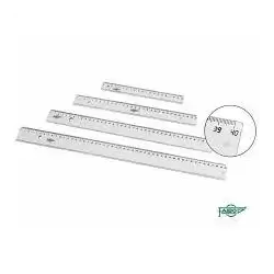(21120) FAIBO REGLA ESCOLAR 20CM TRANSPARENTE