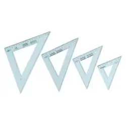 (21230) FAIBO ESCUADRA ESCOLAR 30 CM IRROMPIBLE