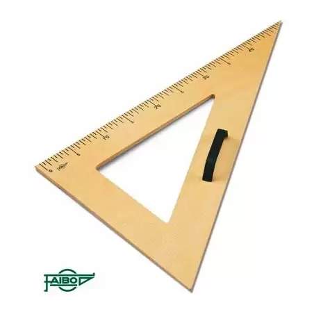 (235) FAIBO CARTABÓN PIZARRA 50 CM GRADUADO PLASTICO
