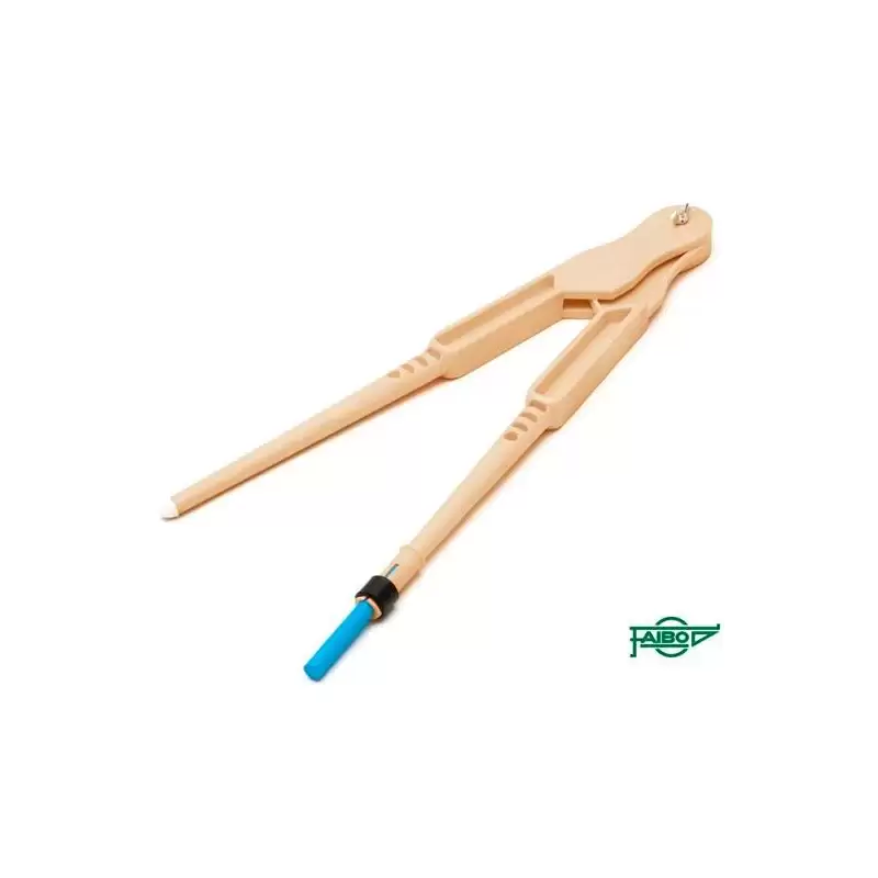 (238) FAIBO COMPÁS PARA PIZARRAS 42CM DE PLÁSTICO COLOR MADERA