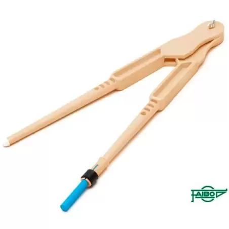 (238) FAIBO COMPÁS PARA PIZARRAS 42CM DE PLÁSTICO COLOR MADERA