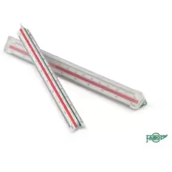 (275E) FAIBO REGLA ESCALA DE REDUCCIÓN 30CM - ESCALÍMETRO (1:100
