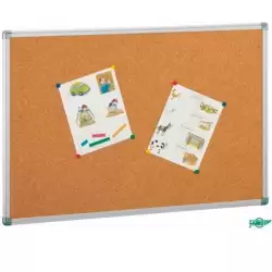 (601-7) FAIBO TABLERO CORCHO SOLIDO 122X270CM MARCO DE ALUMINIO 4MM