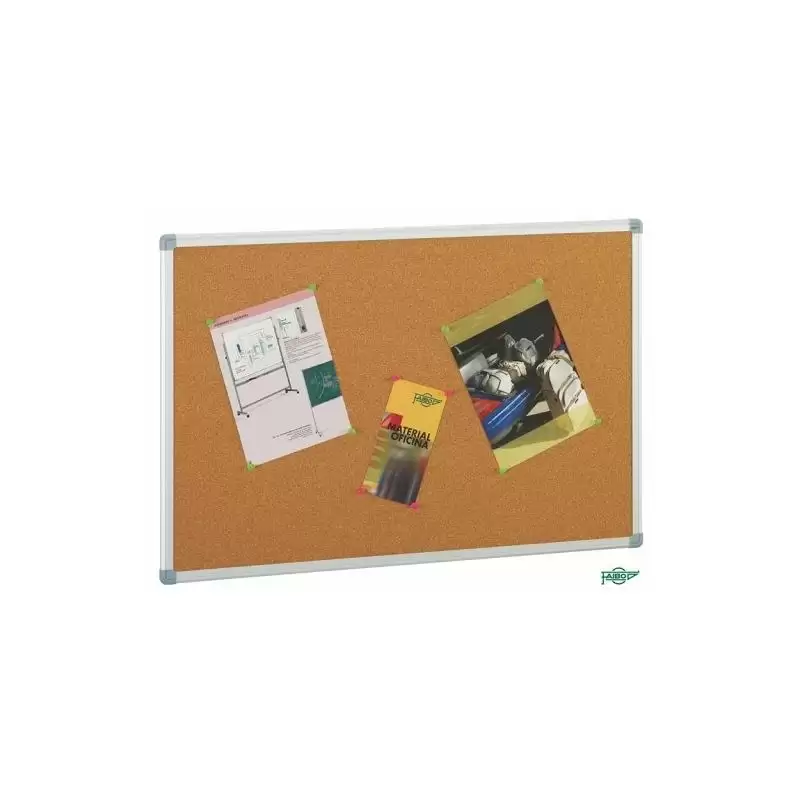 (611-3) FAIBO TABLERO CORCHO 90X120 CM CON MARCO DE FIBRA 10MM