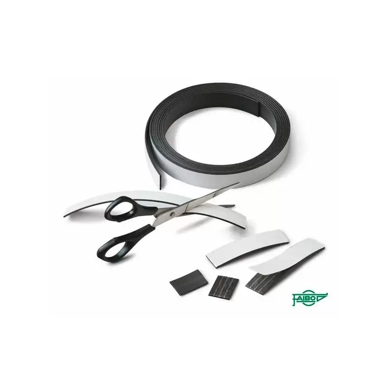 (733) FAIBO BANDAS MAGNÉTICAS ADHESIVAS 3000X20X1