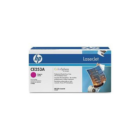 (CE253A) HP LASERJET TONER MAGENTA CP 3525 - 504 A